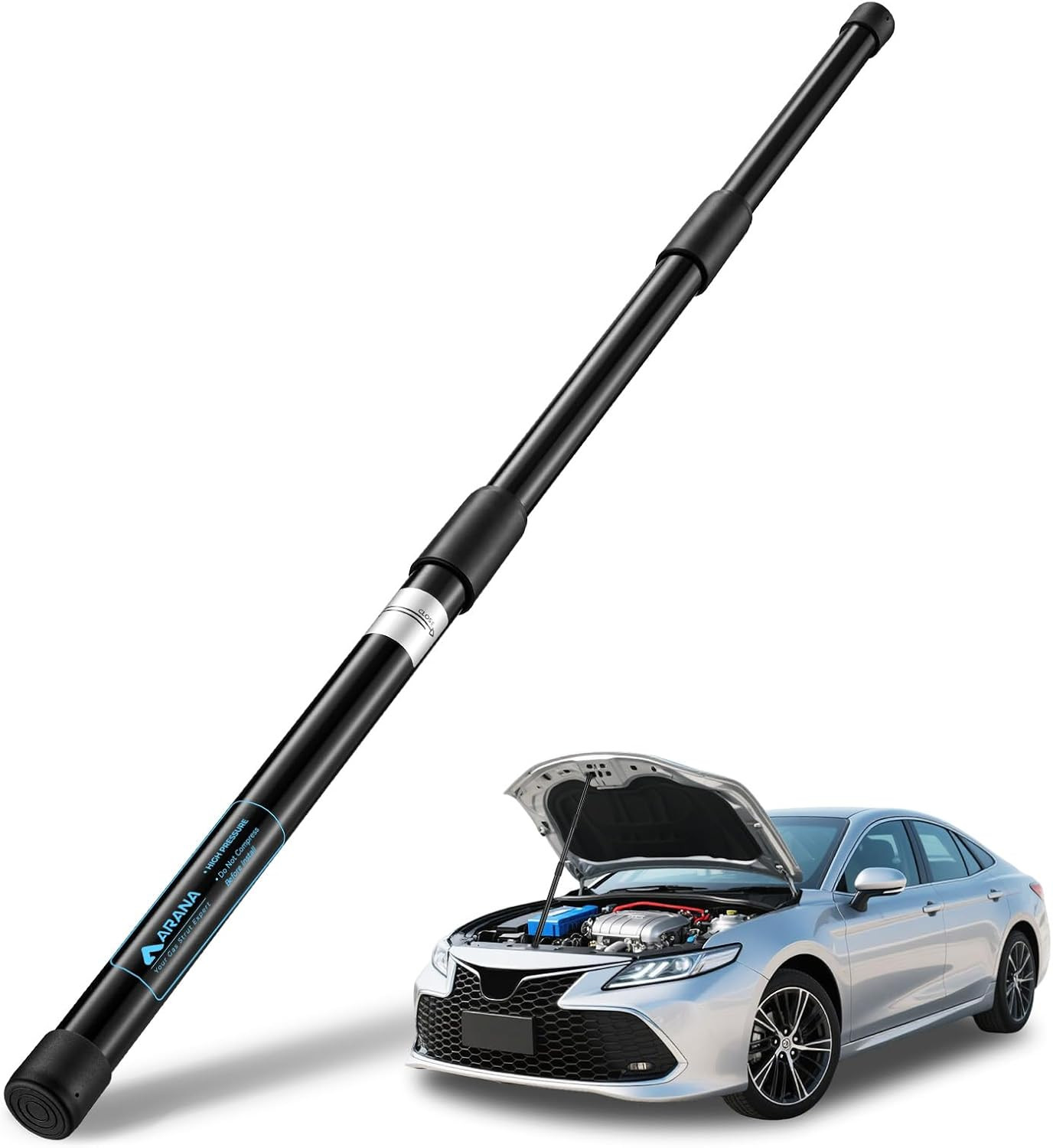 Universal Telescoping Hood Prop Rod, 16.95 to 40.15 Inch Engine Telescoping Hood