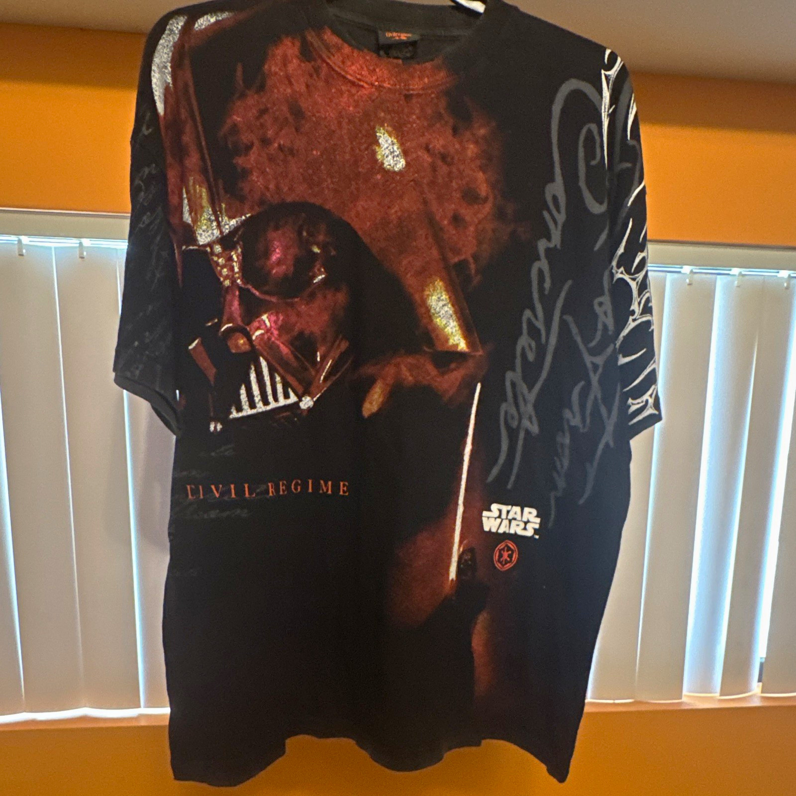 Civil Regime Star Wars Darth Vader Revenge of the Sith T-Shirt Size Large Civil Regime Star Wars Darth Vader Revenge of the Sith T-Shirt Size Large