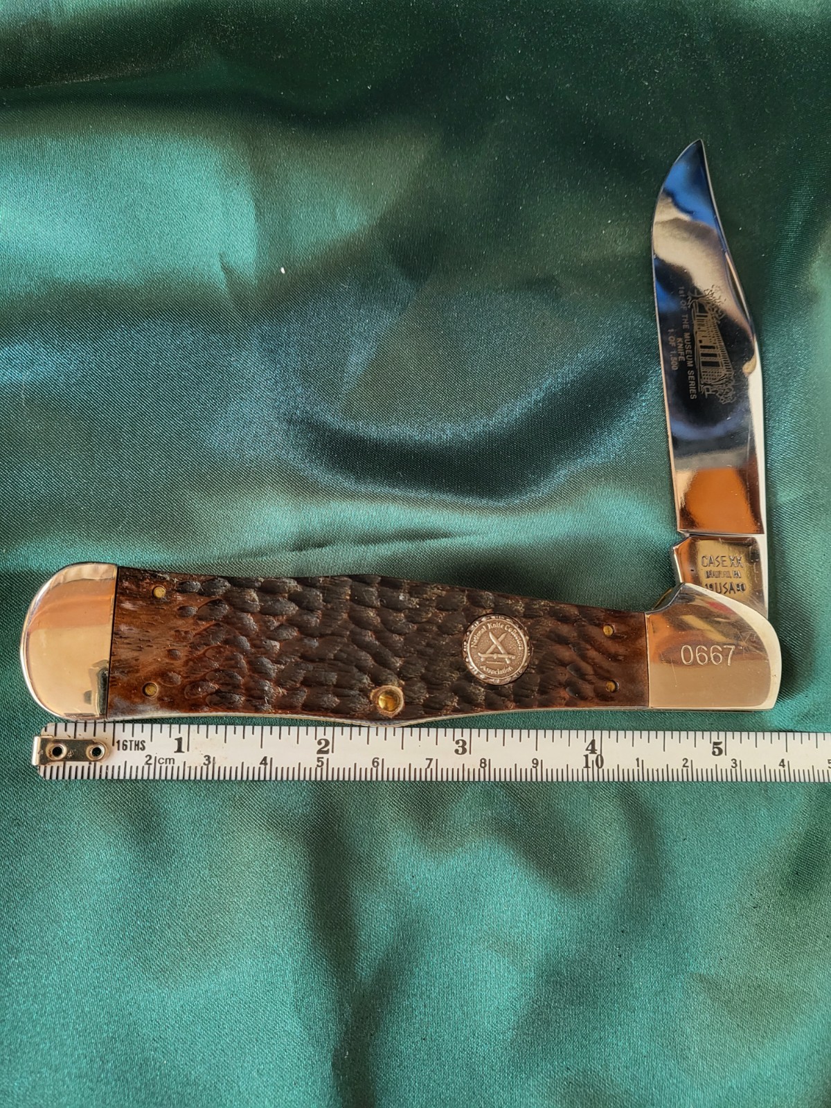 NKCA MUSEUM EDITION CASE XX USA 4” POCKET KNIFE 1990 
