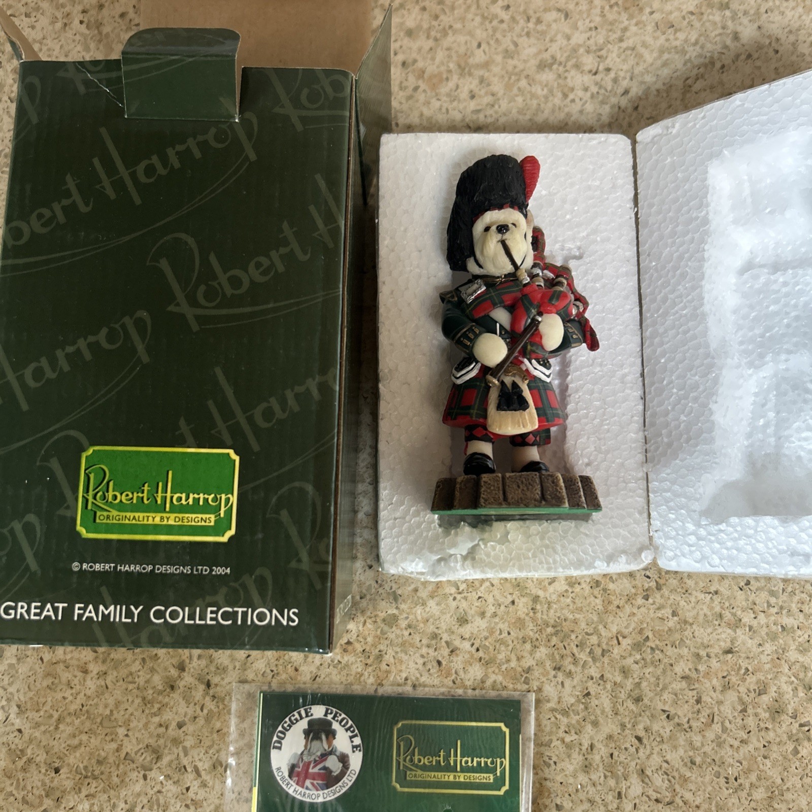 Robert Harrop DP164 Westie Bagpiper 2003 Mint & In Original Box Robert Harrop DP164 Westie Bagpiper 2003 Mint & In Original Box