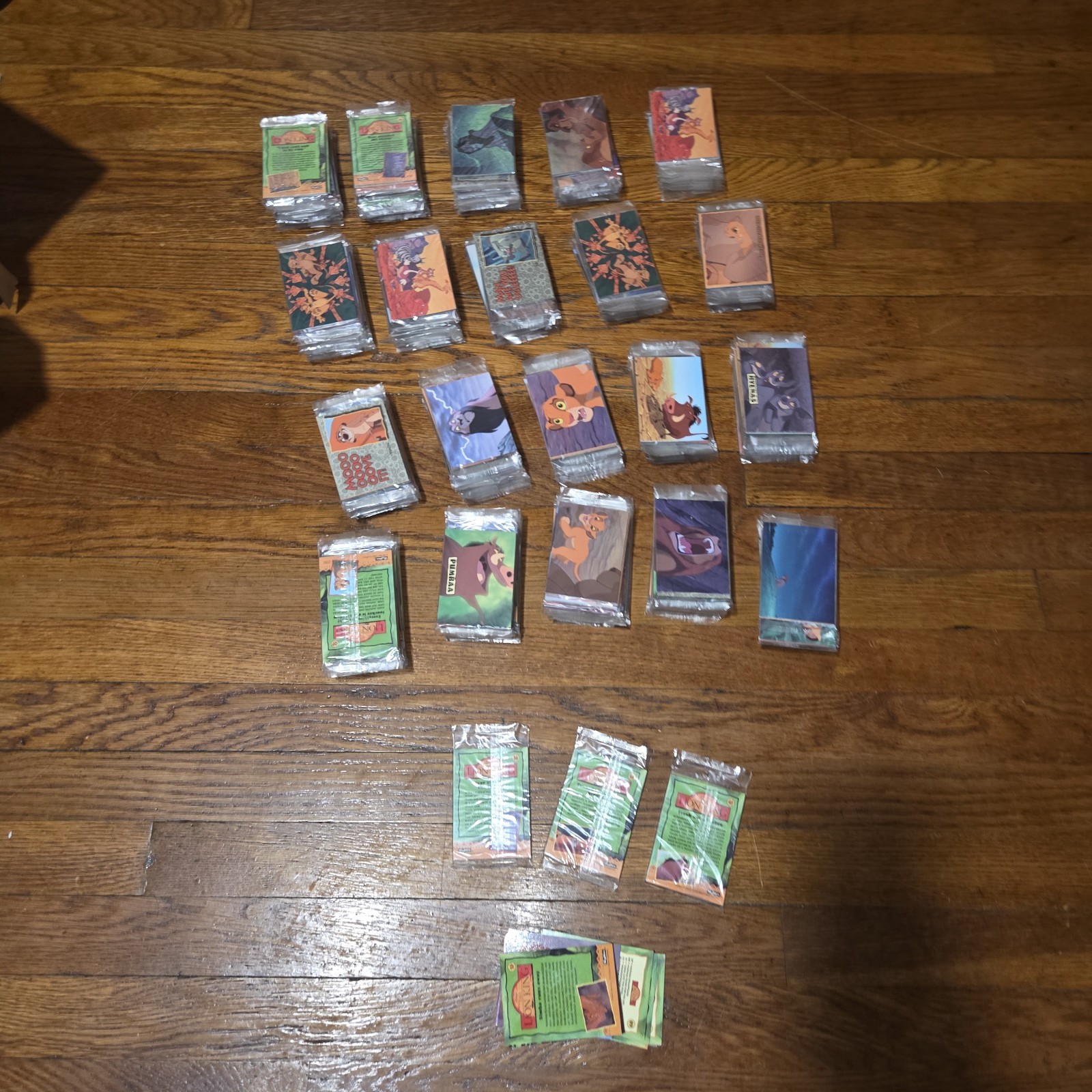 Lot Of 203 New Unopened The Lion King 1994 SkyBox Trading Card PACKS 
