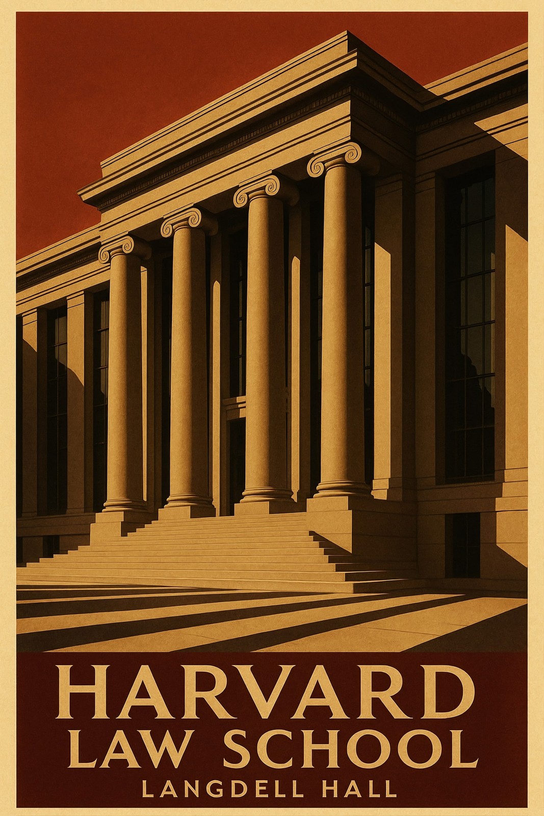 Harvard Law School Langdell Hall 16x24” Premium 💎 Art Print 200GSM Paper Harvard Law School Langdell Hall 16x24” Premium 💎 Art Print 200GSM Paper