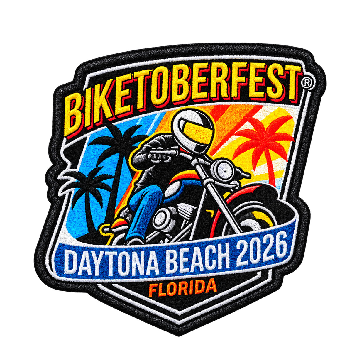 Patch 2026 Biketoberfest Daytona Beach Official Logo