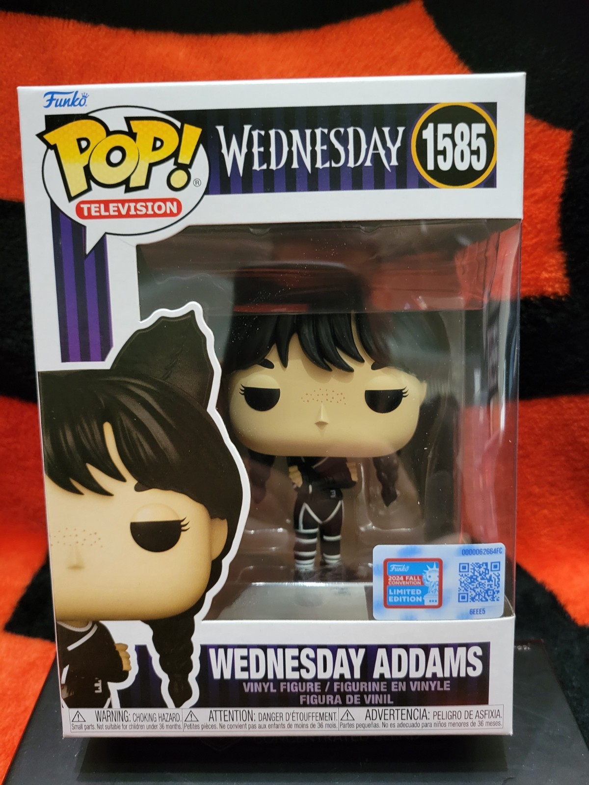 Funko Pop Wednesday Addams 1585 2024 NYCC Fall Convention Limited Edition Funko Pop Wednesday Addams 1585 2024 NYCC Fall Convention Limited Edition