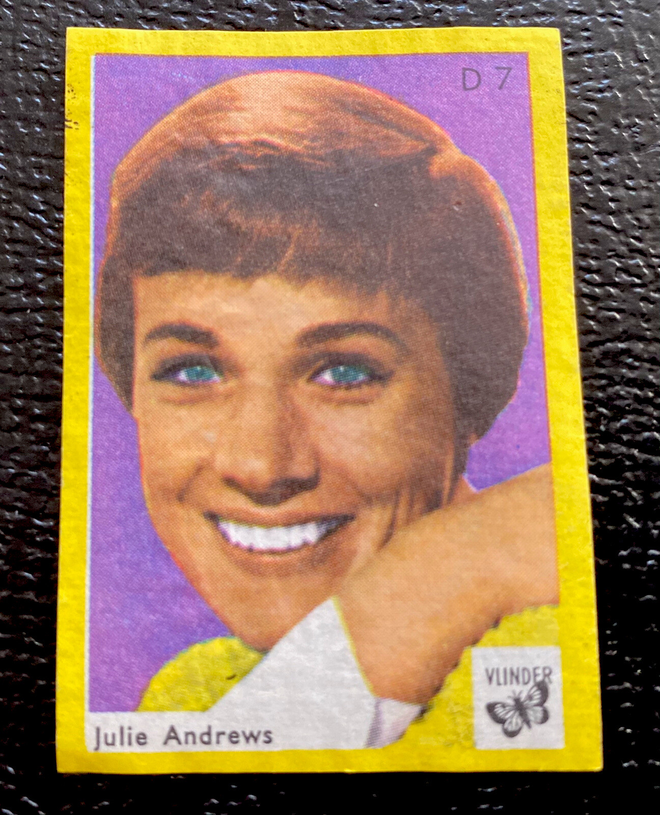 Julie Andrews Rookie Card 1969 Vlinder #D7 Match Cover 1960s The Sound Of Music Julie Andrews Rookie Card 1969 Vlinder #D7 Match Cover 1960s The Sound Of Music