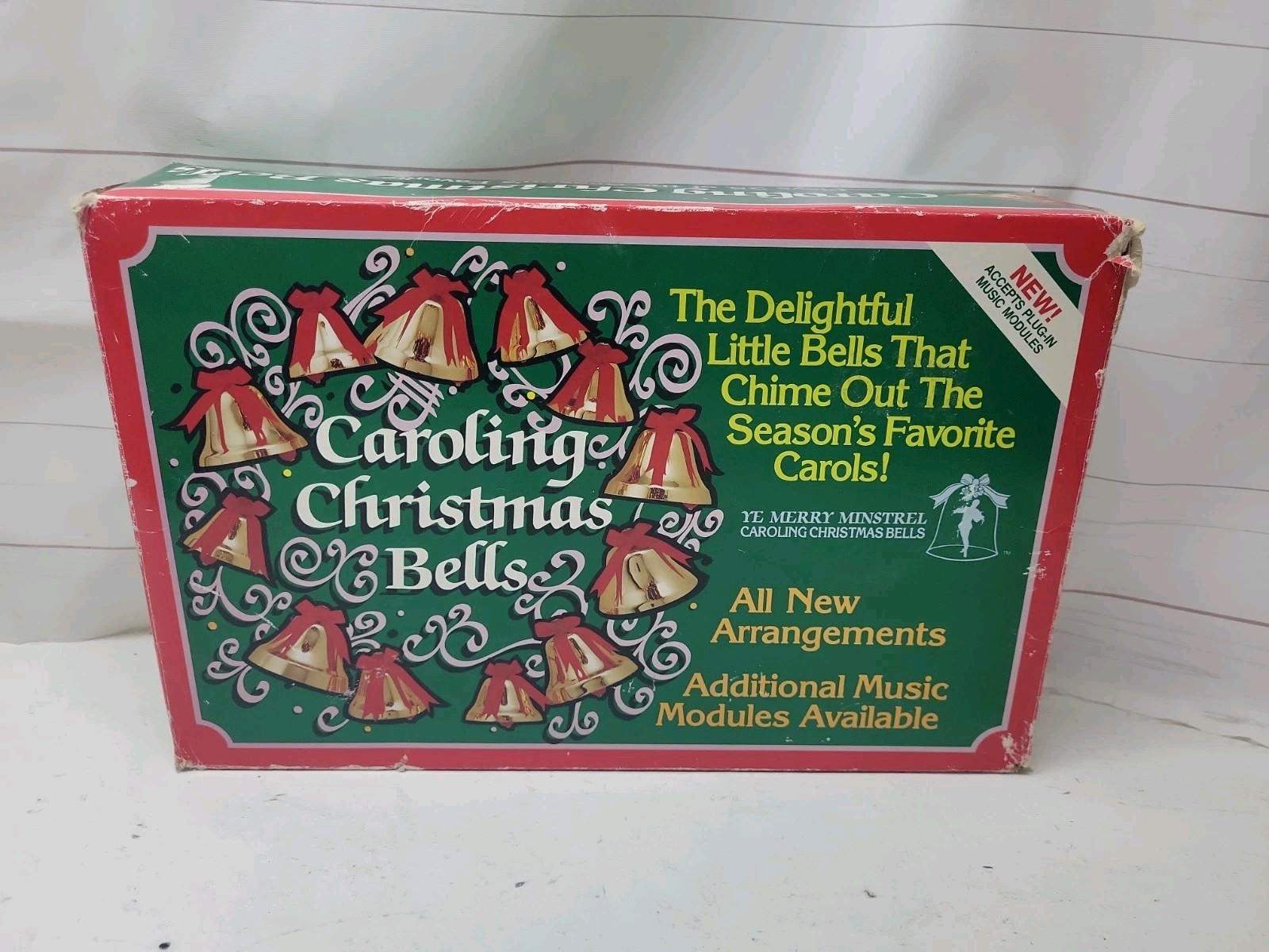 Vintage Ye Merrie Minstrel Caroling Christmas Bells 25 Carols