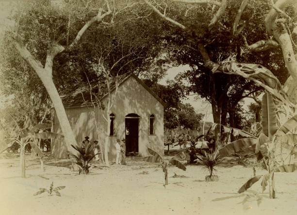 Roman Catholic Church Beira Portuguese East Africa 1897 OLD PHOTO