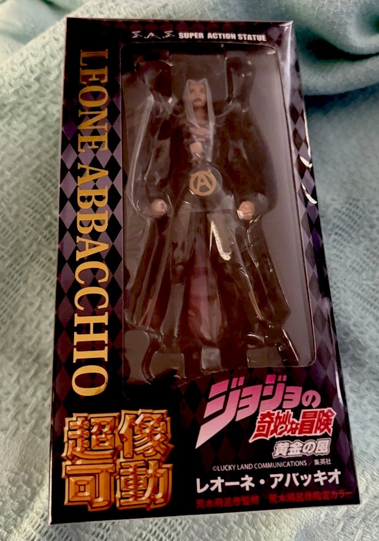 Medicos Super Action Statue JoJo's Bizarre Adventure Leone Abbacchio Figure NIB
