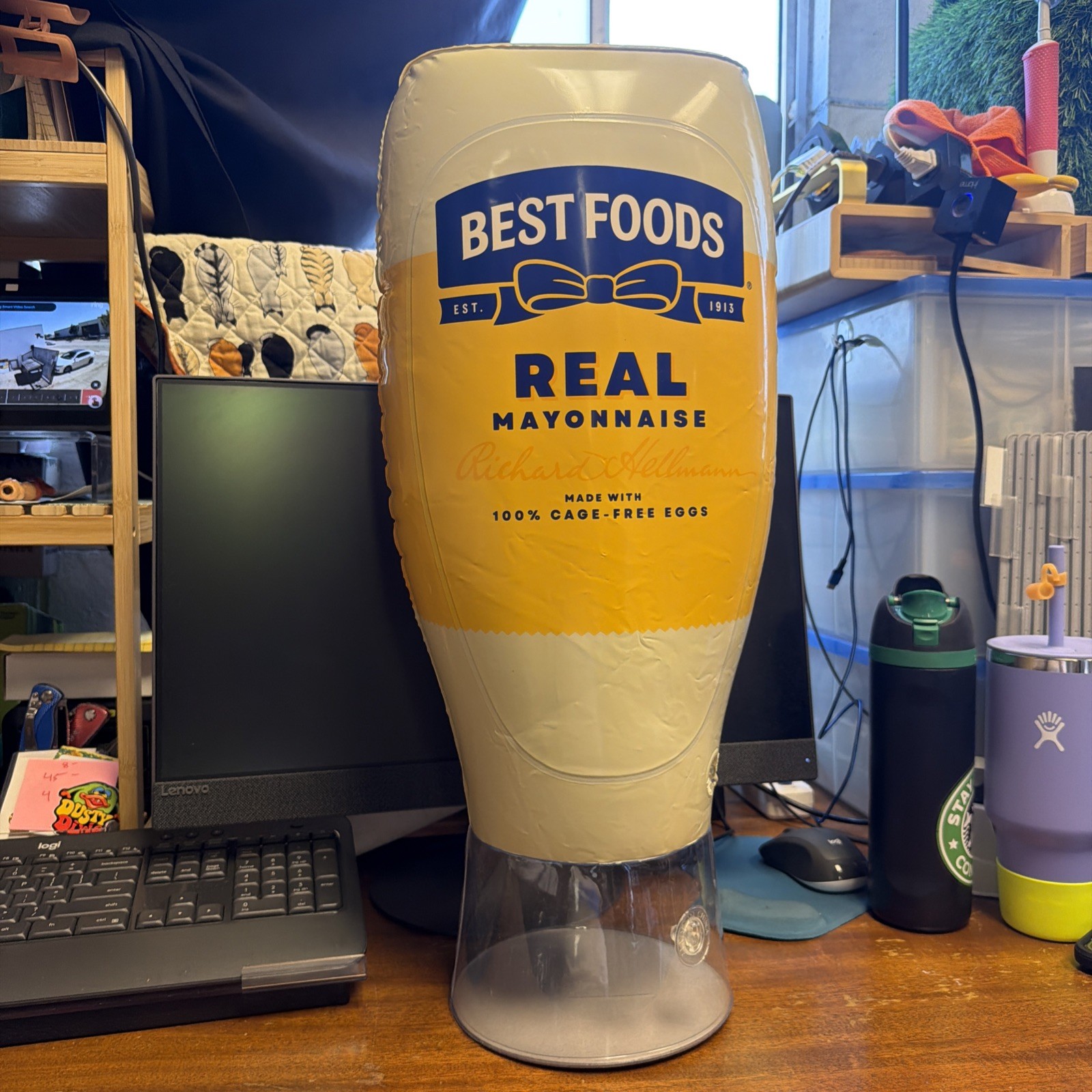 Best Foods Mayonnaise Inflatable Store Display 24 Inch Tall Best Foods Mayonnaise Inflatable Store Display 24 Inch Tall