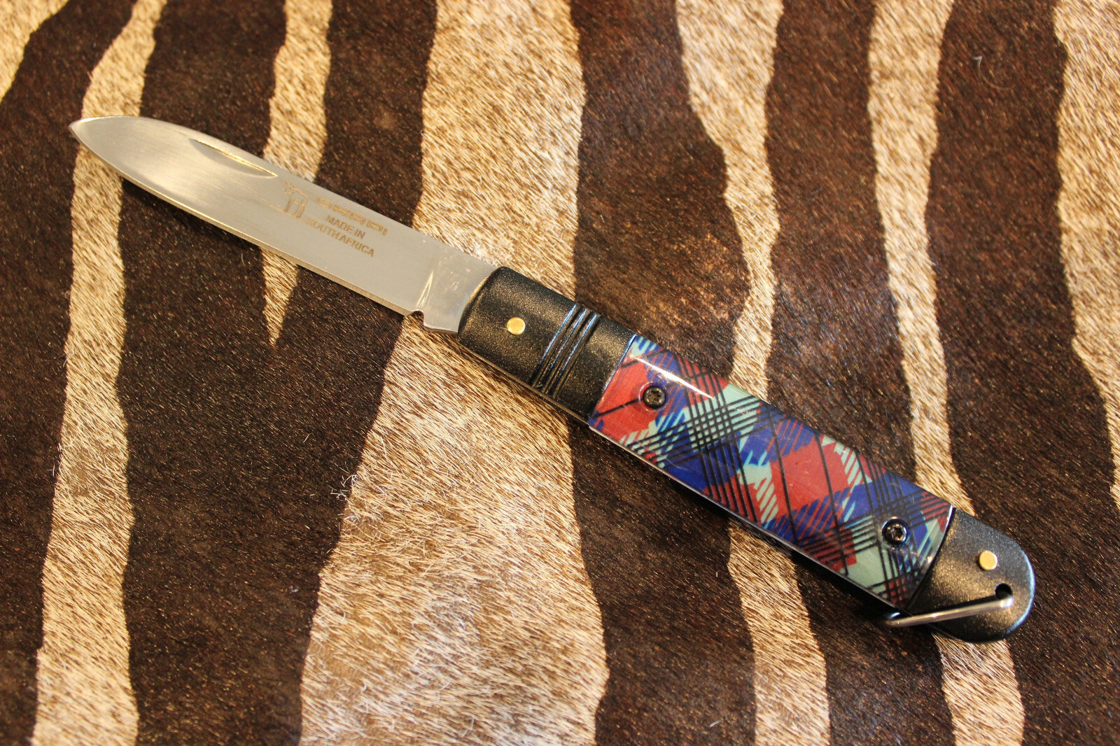 Okapi Tartan Black Folding Barlow 1978/9