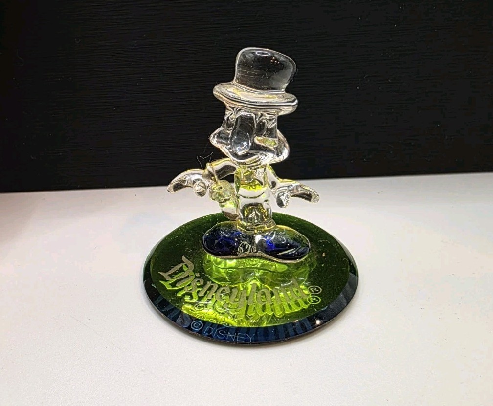 Disneyland Arribas Brothers Jiminy Cricket Crystal Glass Figurine 2