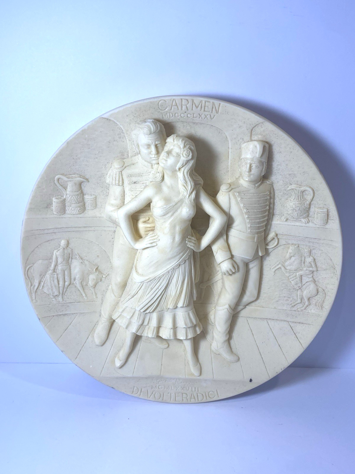Ltd. First Edition Carmen 1978 La Scala Grand Opera Collection Alabaster Plate Ltd. First Edition Carmen 1978 La Scala Grand Opera Collection Alabaster Plate