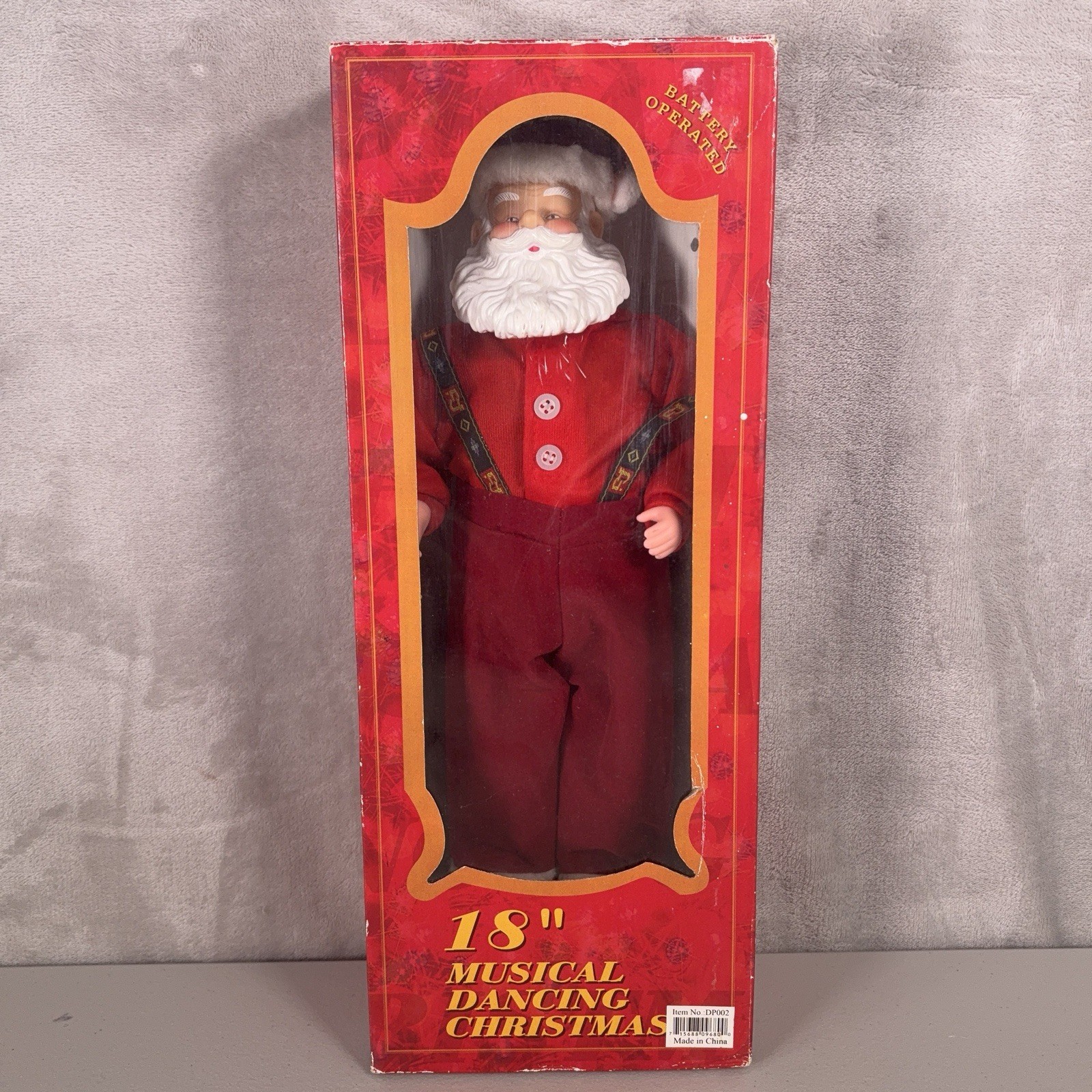 Vintage Christmas Fantasy LTD Jingle Bell Rock Santa 18in Musical Dancing Motion