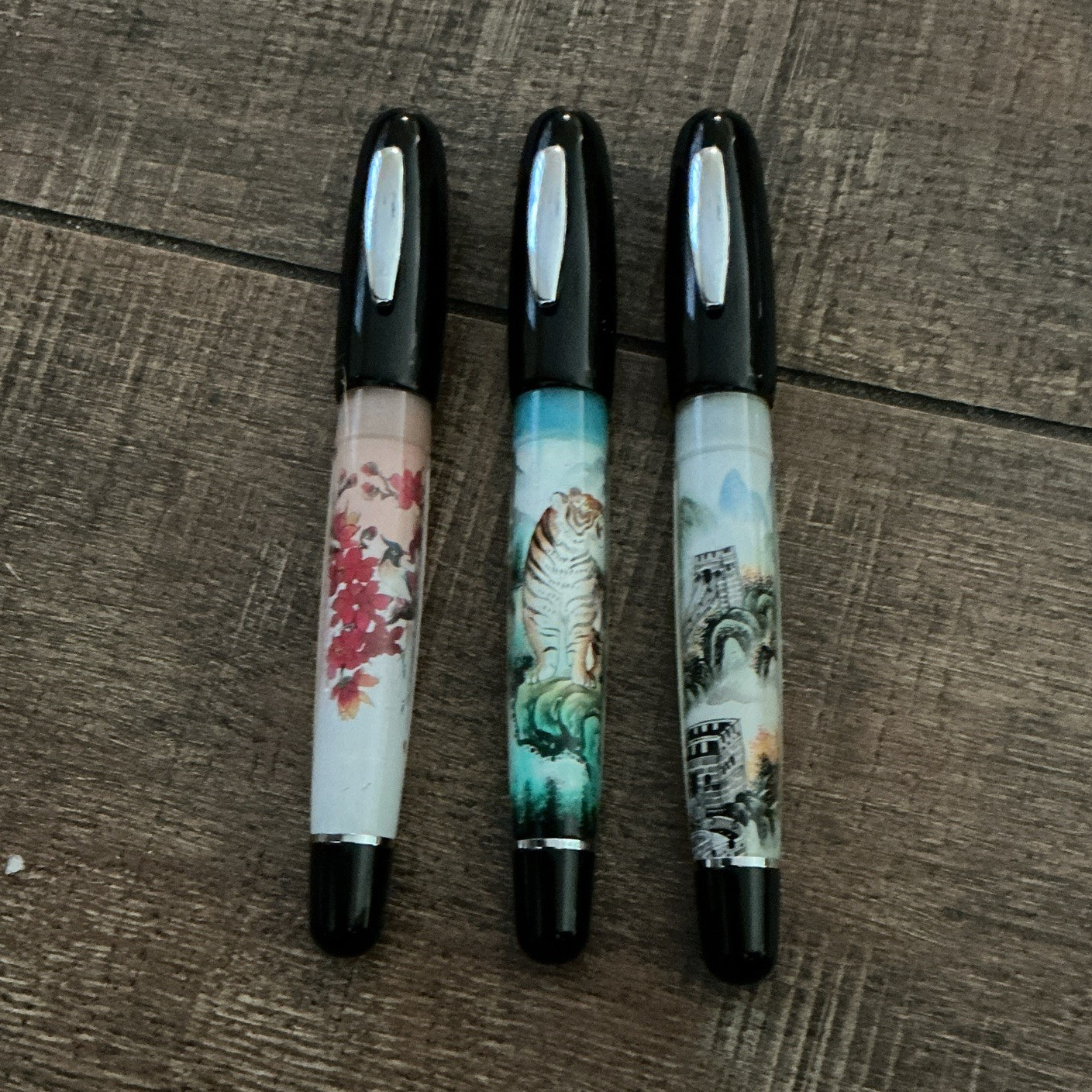 Monteverde Mega USA Limited Edition Collectible Resin Pen Set Lot of 3 w/ Caps Monteverde Mega USA Limited Edition Collectible Resin Pen Set Lot of 3 w/ Caps