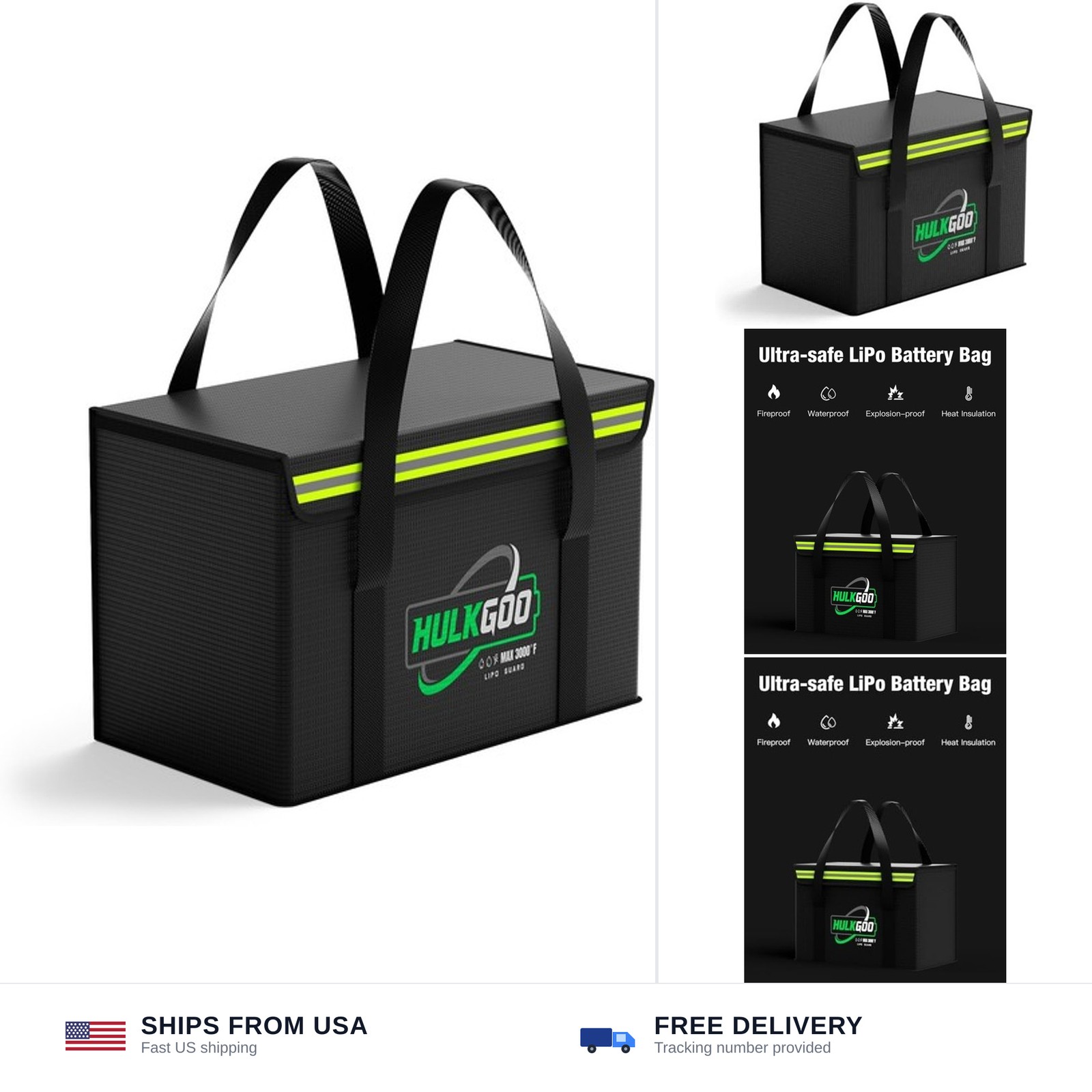 12V 100Ah LiFePO4 Lithium Battery Fireproof Safe Bag Large Capacity Explosion... 12V 100Ah LiFePO4 Lithium Battery Fireproof Safe Bag Large Capacity Explosion...