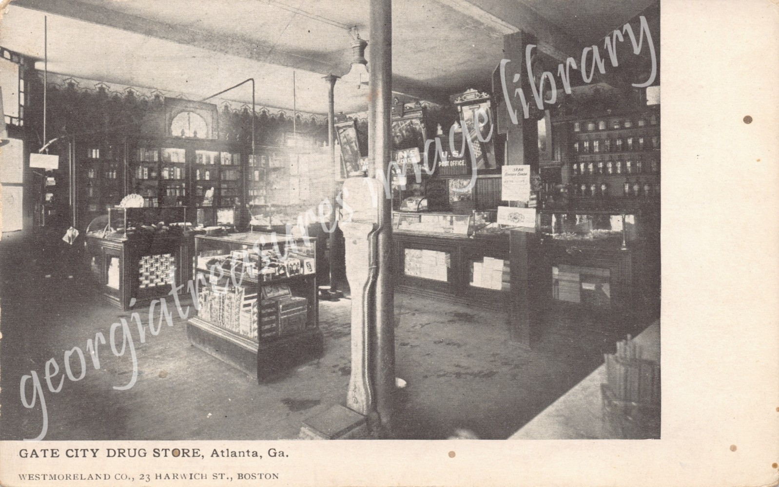 GA~GEORGIA~ATLANTA~(ORIGINAL) GATE CITY DRUG STORE (1ST BLACK OWNED IN GA) c1905