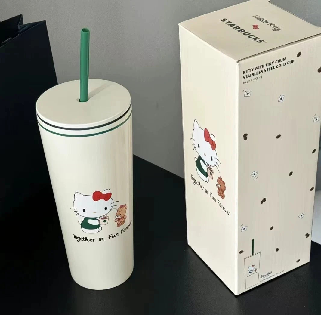 Starbucks Hello Kitty 50th Anniversary Cup 473ml/16Oz Gift