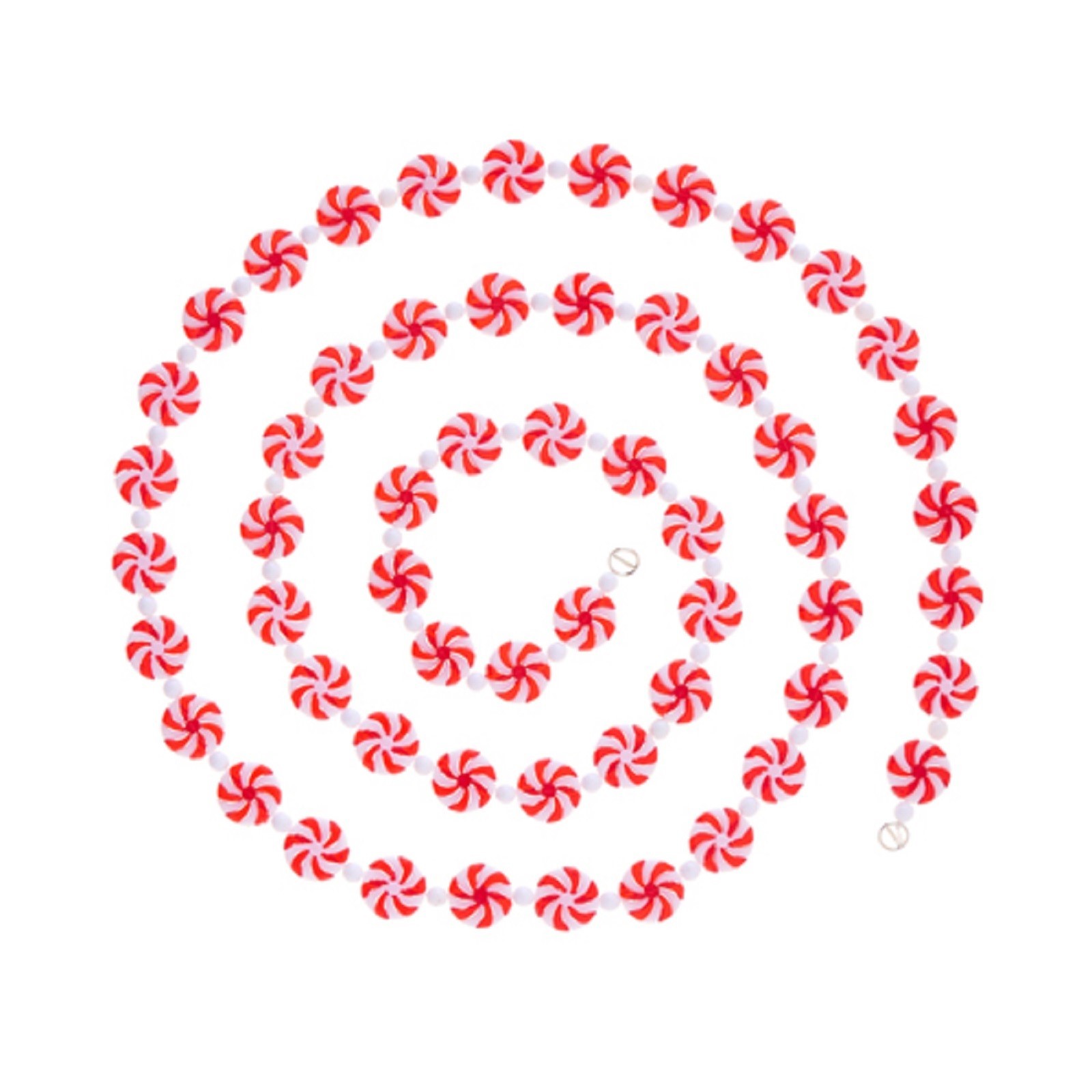 New Raz 6 Ft Peppermint Candy Garland Swag G4114101 