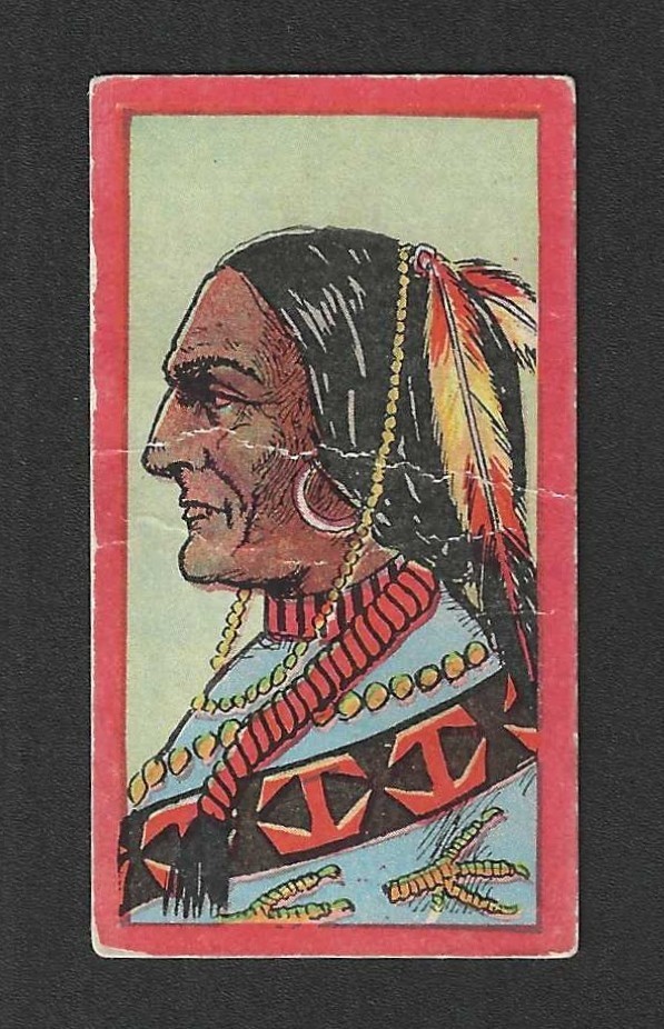 c1910s T74 Booker Tobacco Card - Burley Cubs Indian Series - Chief Tapazawa c1910s T74 Booker Tobacco Card - Burley Cubs Indian Series - Chief Tapazawa