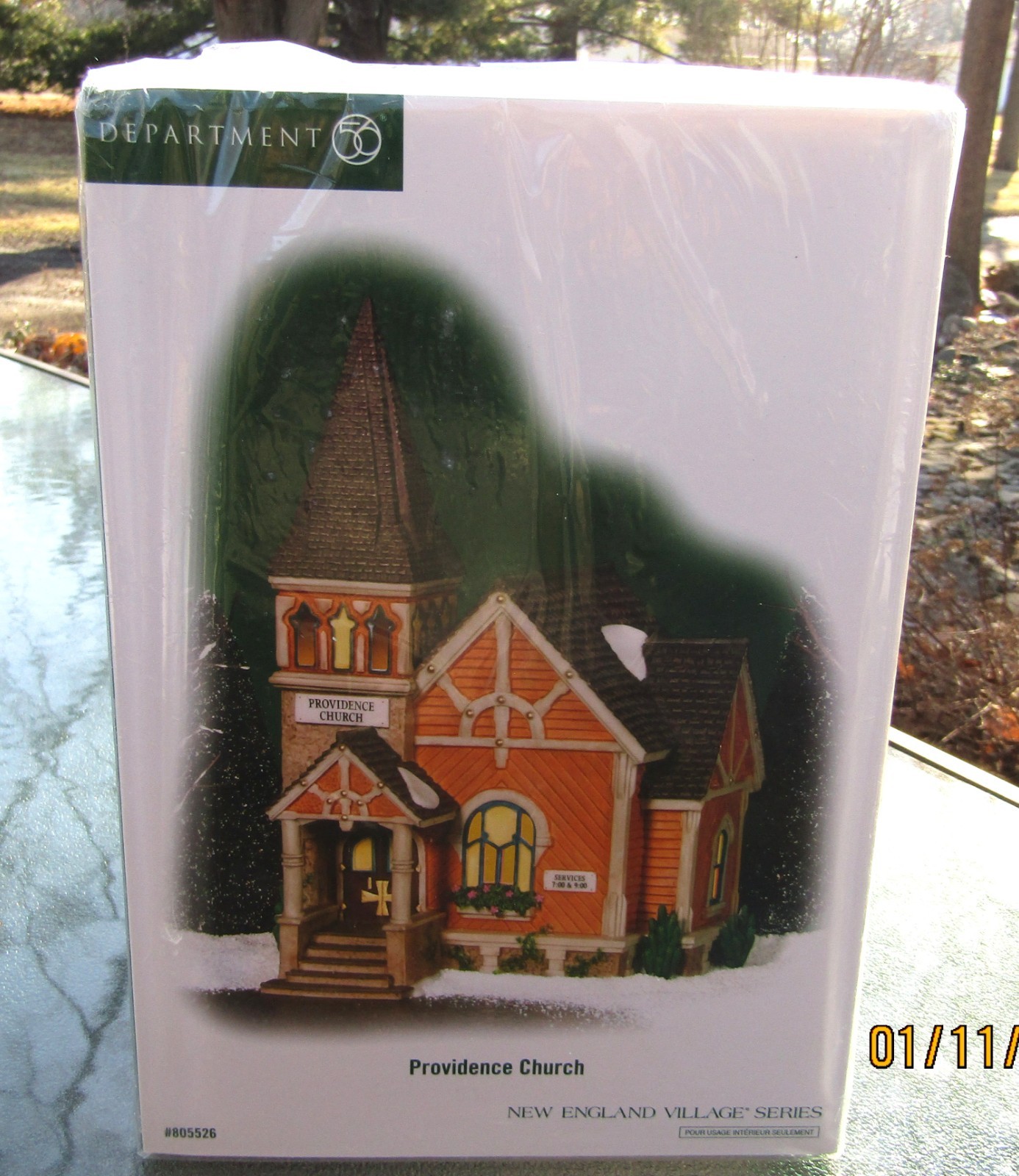 2008 Department 56 New England Village Series #805526 PROVIDENCE CHURCH Sealed