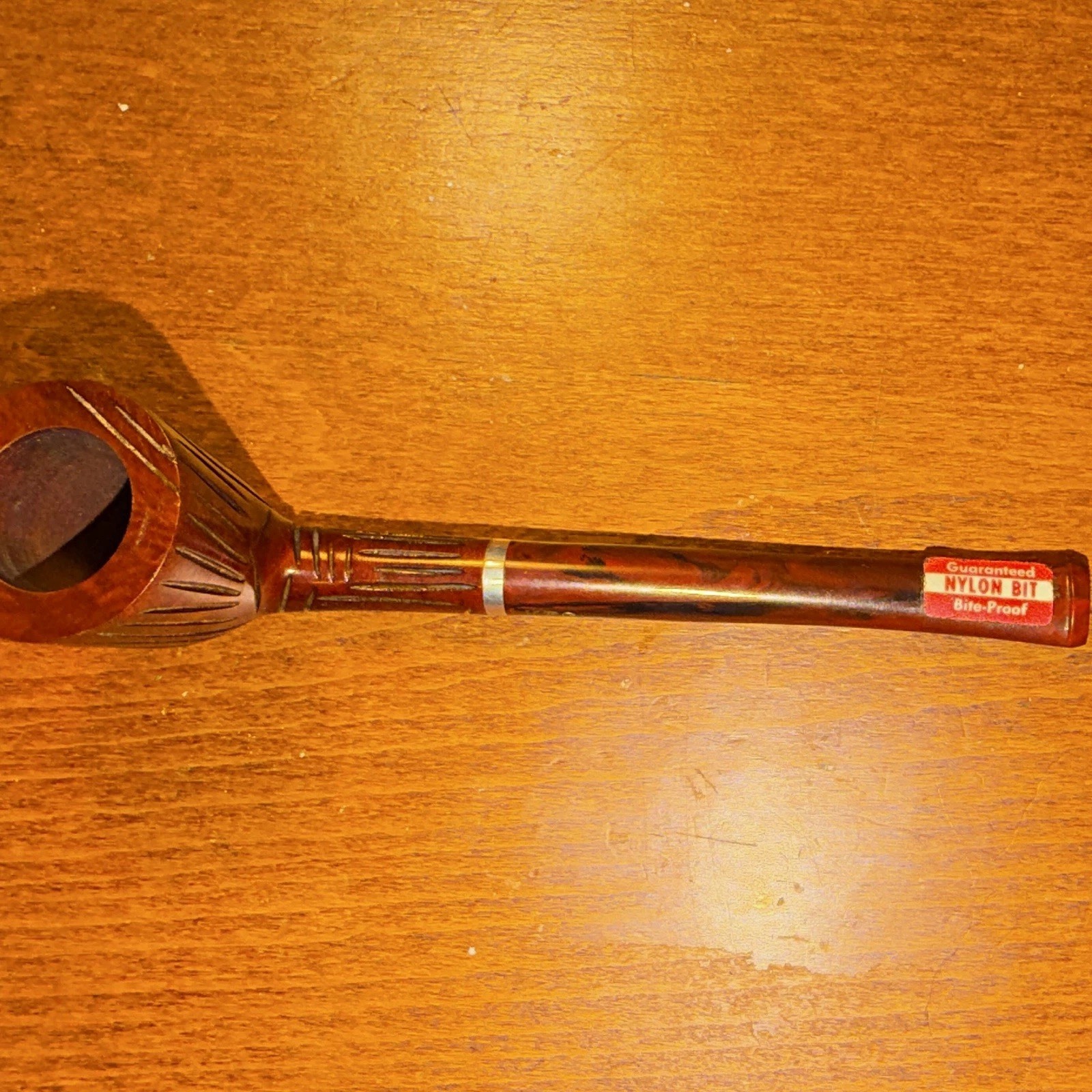 New Medico V.F.Q. Imported Briar Billiard Tobacco Smoking Pipe, Brown vintage