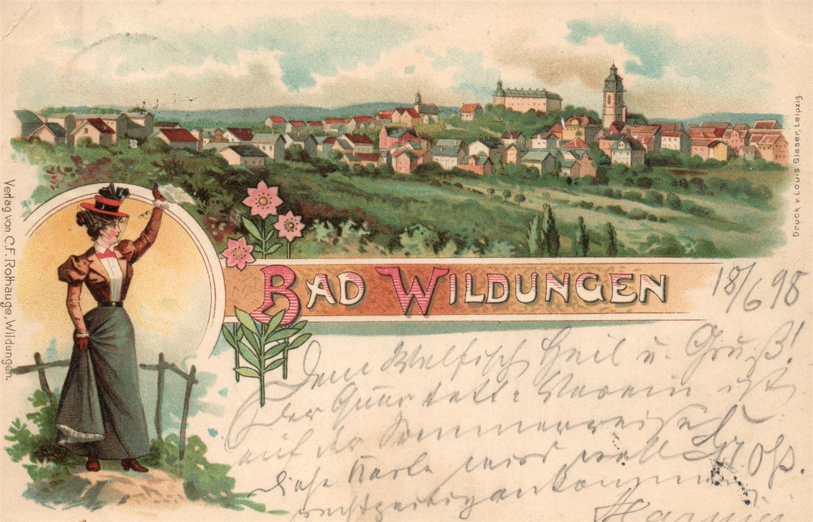 BAD WILDUNGEN GERMANY ANTIQUE POSTCARD BAD WILDUNGEN GERMANY ANTIQUE POSTCARD