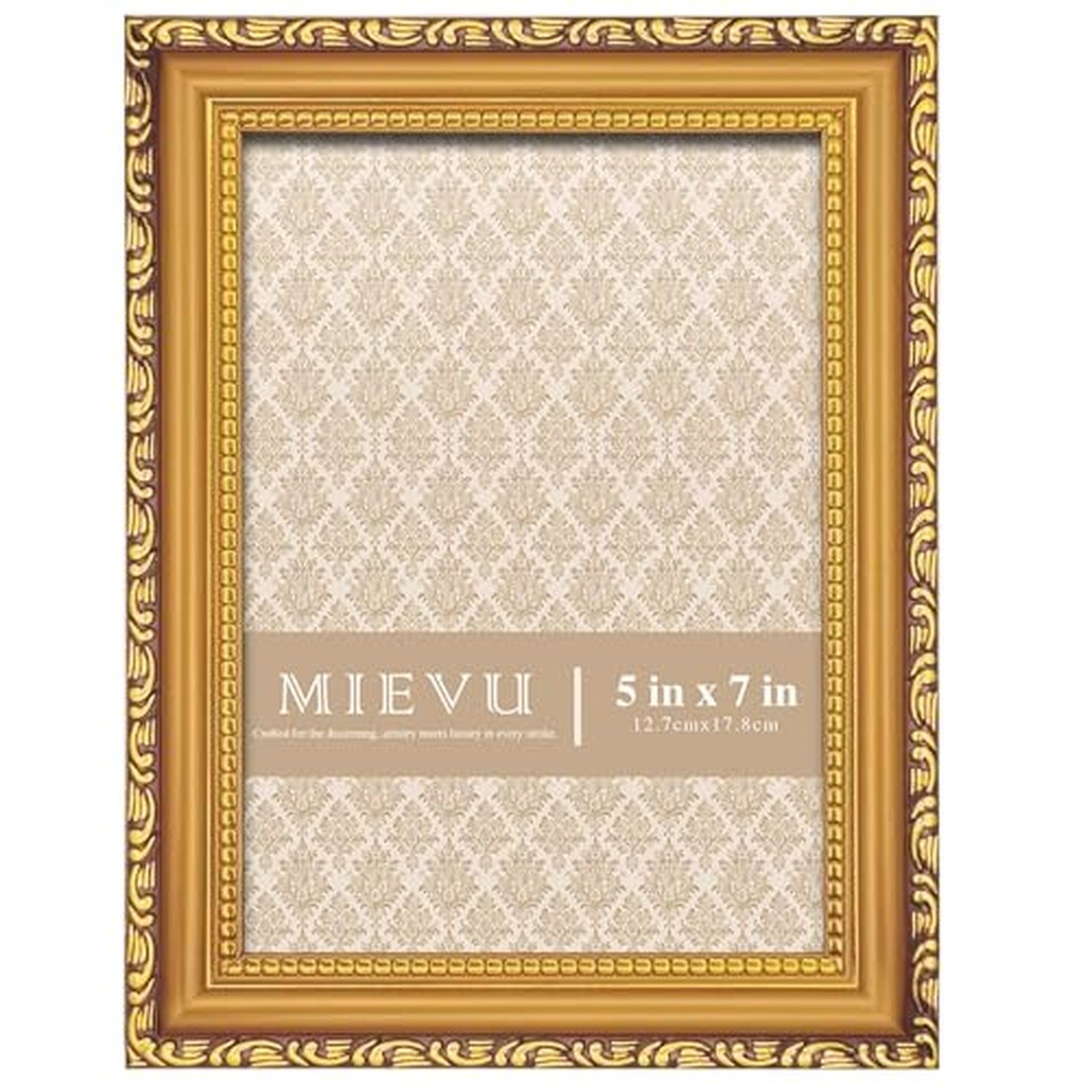 5×7 Picture Frame Gold, Picture Frames for Wall Hanging And Tabletop Displa 5×7 Picture Frame Gold, Picture Frames for Wall Hanging And Tabletop Displa