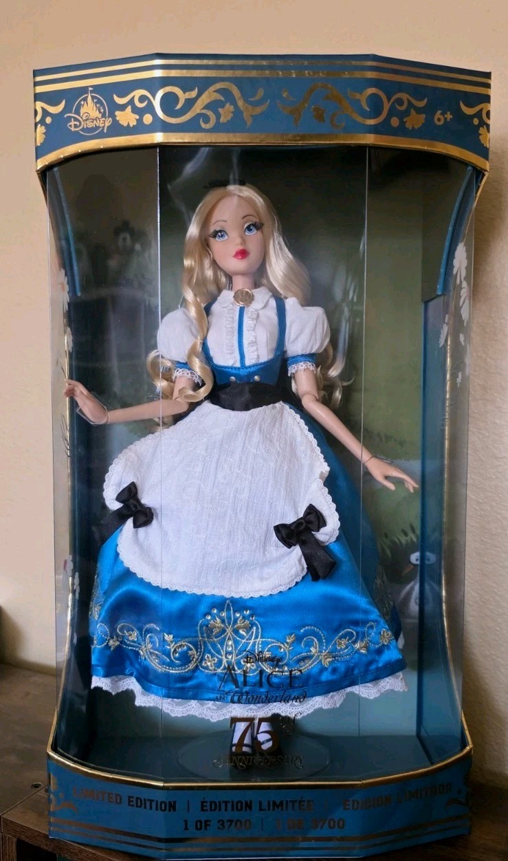Disney D23 2026 Alice In Wonderland 75th Anniversary Limited Edition Doll Disney D23 2026 Alice In Wonderland 75th Anniversary Limited Edition Doll
