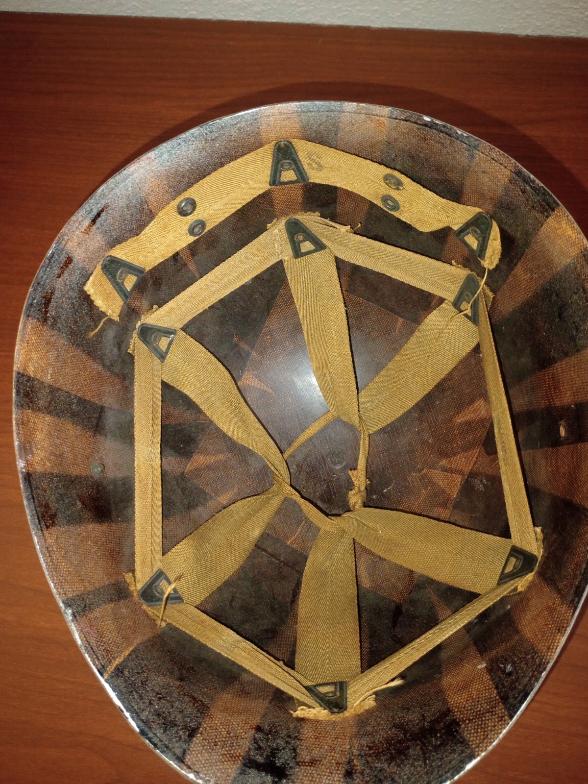 Original WWII US Army MSA M1 Helmet Liner WW2
