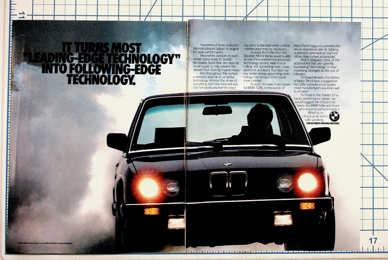 1983 BMW 528e Original Magazine Ad 1983 BMW 528e Original Magazine Ad