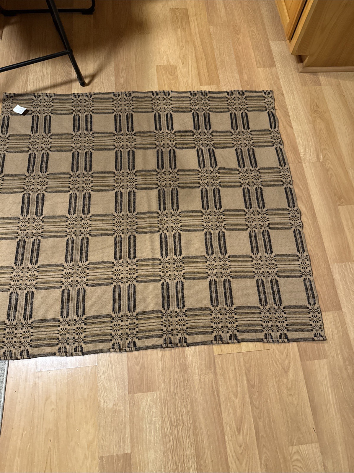 Vintage Family Heirloom Weavers Square Small Blanket 48” by 44” Vintage Family Heirloom Weavers Square Small Blanket 48” by 44”