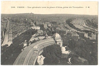 Trocadero Palace Place d'Iena 1913 Paris