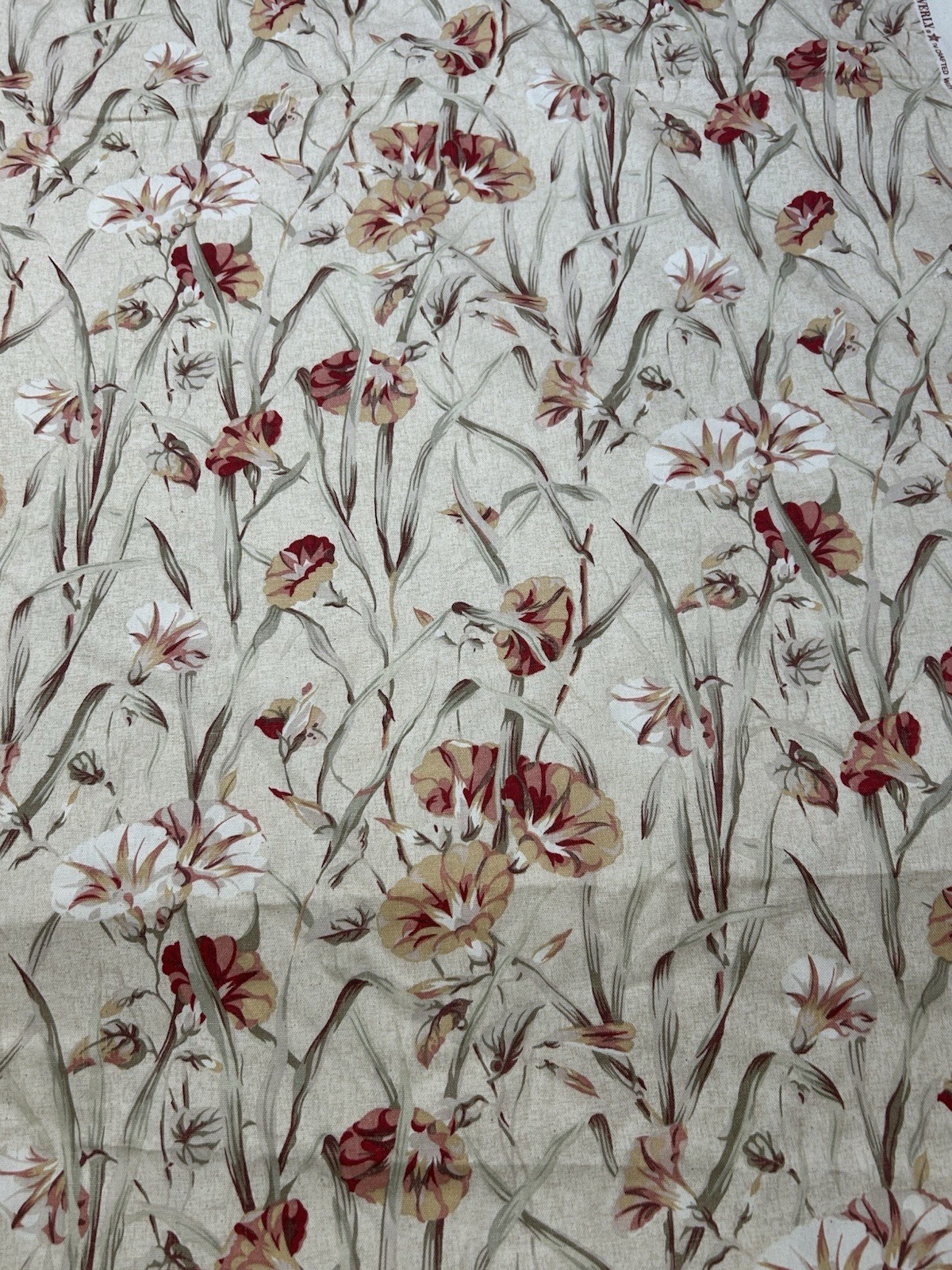 4 Yards Waverly Fabric Glory Be Vintage Collection Floral 56” Wide New 4 Yards Waverly Fabric Glory Be Vintage Collection Floral 56” Wide New