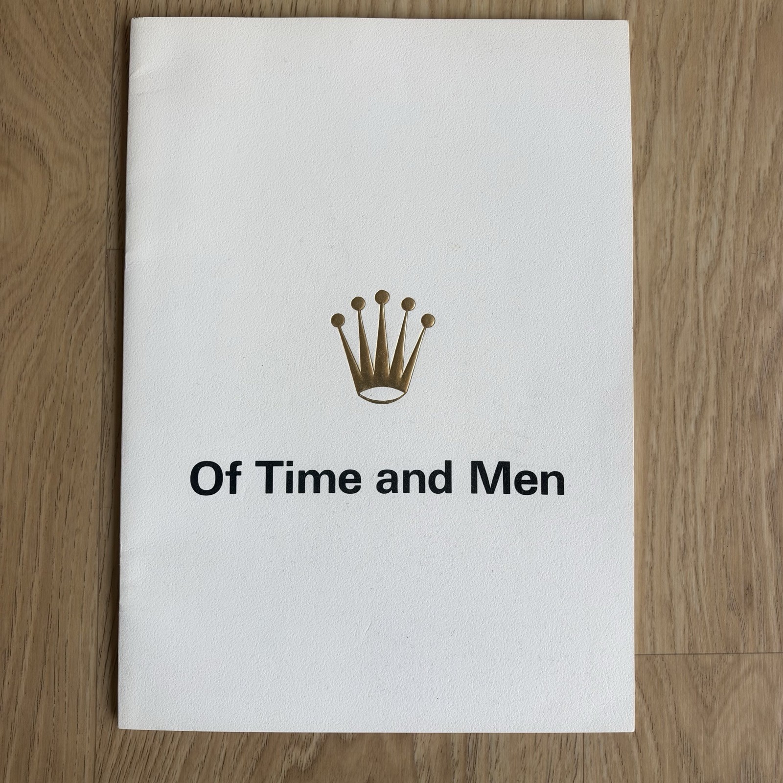 Vintage 1970\'s \'Of Time and Men\' Rolex Watch Company Booklet Switzerland