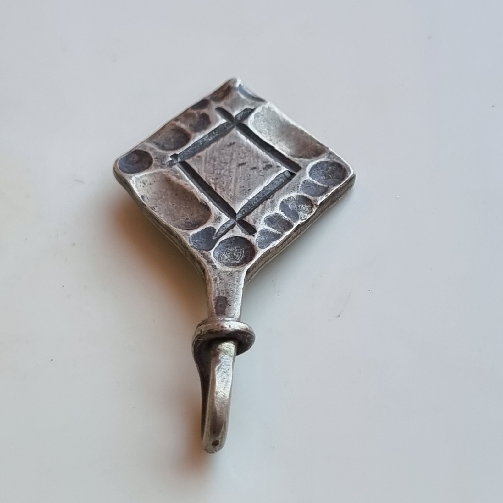 Ancient Antique Viking Amulet Silver Pendant Antique Talisman Protection Nordic