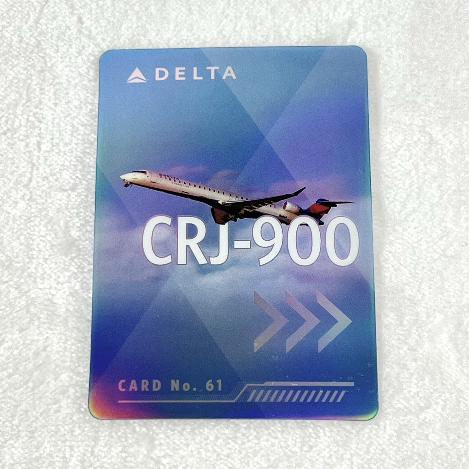 2022 Delta Air Lines CRJ-900 | No. 61 | Official Pilot Trading Card