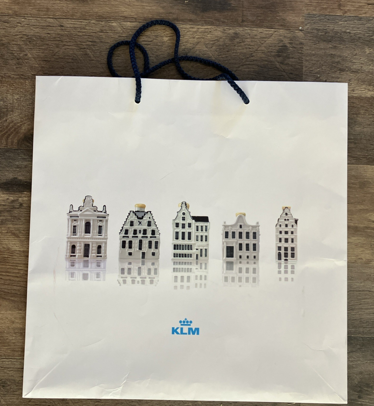 KLM Royal Dutch Airlines Houses Paper Shopping/Gift bag KLM Royal Dutch Airlines Houses Paper Shopping/Gift bag