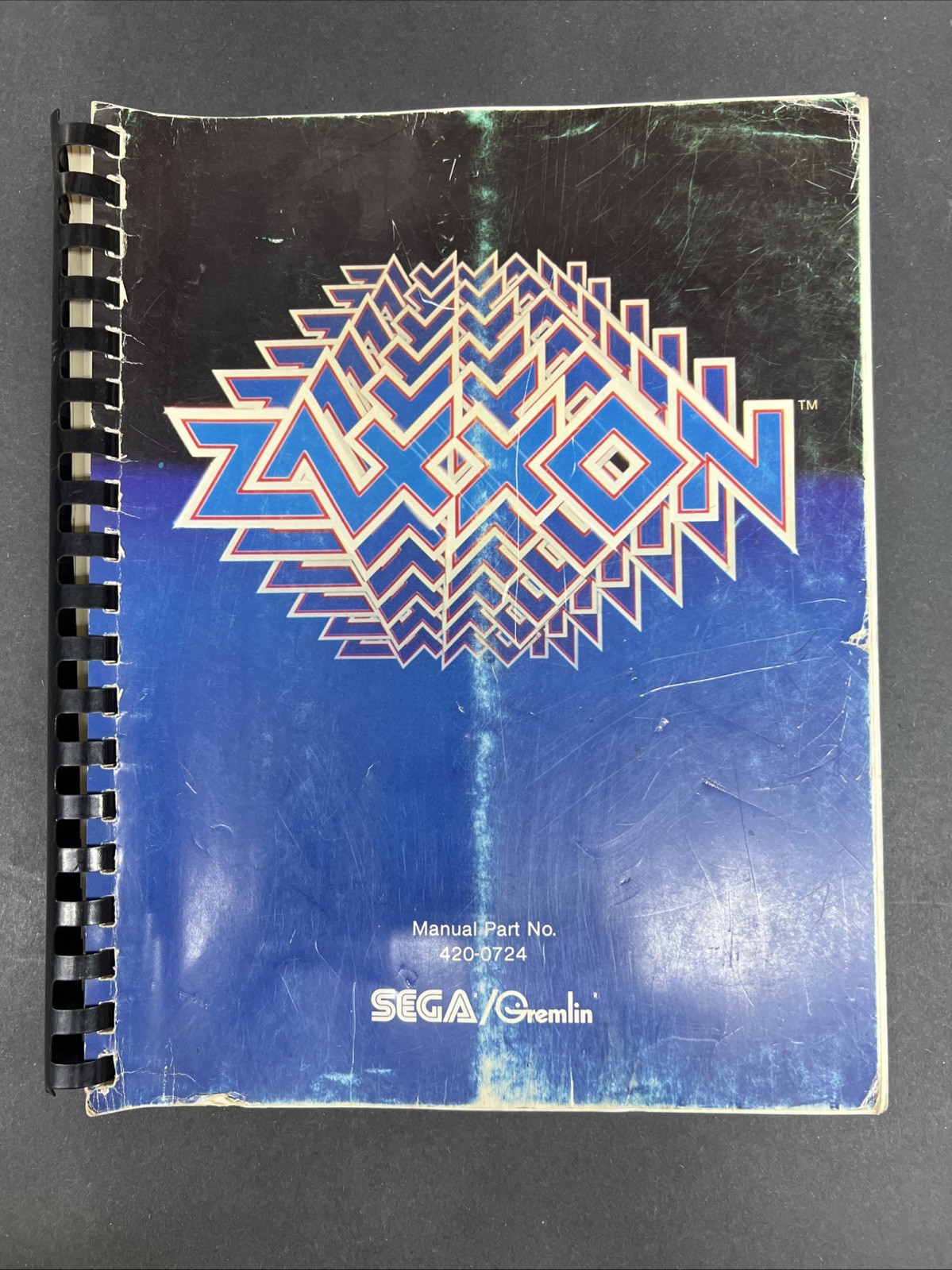SEGA/GREMLIN  1982 FACTORY ORIGINAL ZAXXON OWNERS MANUAL