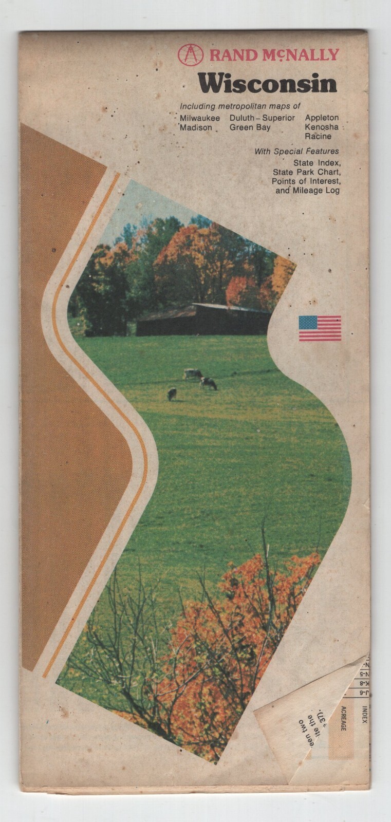 1979 Rand McNally Map of Wisconsin