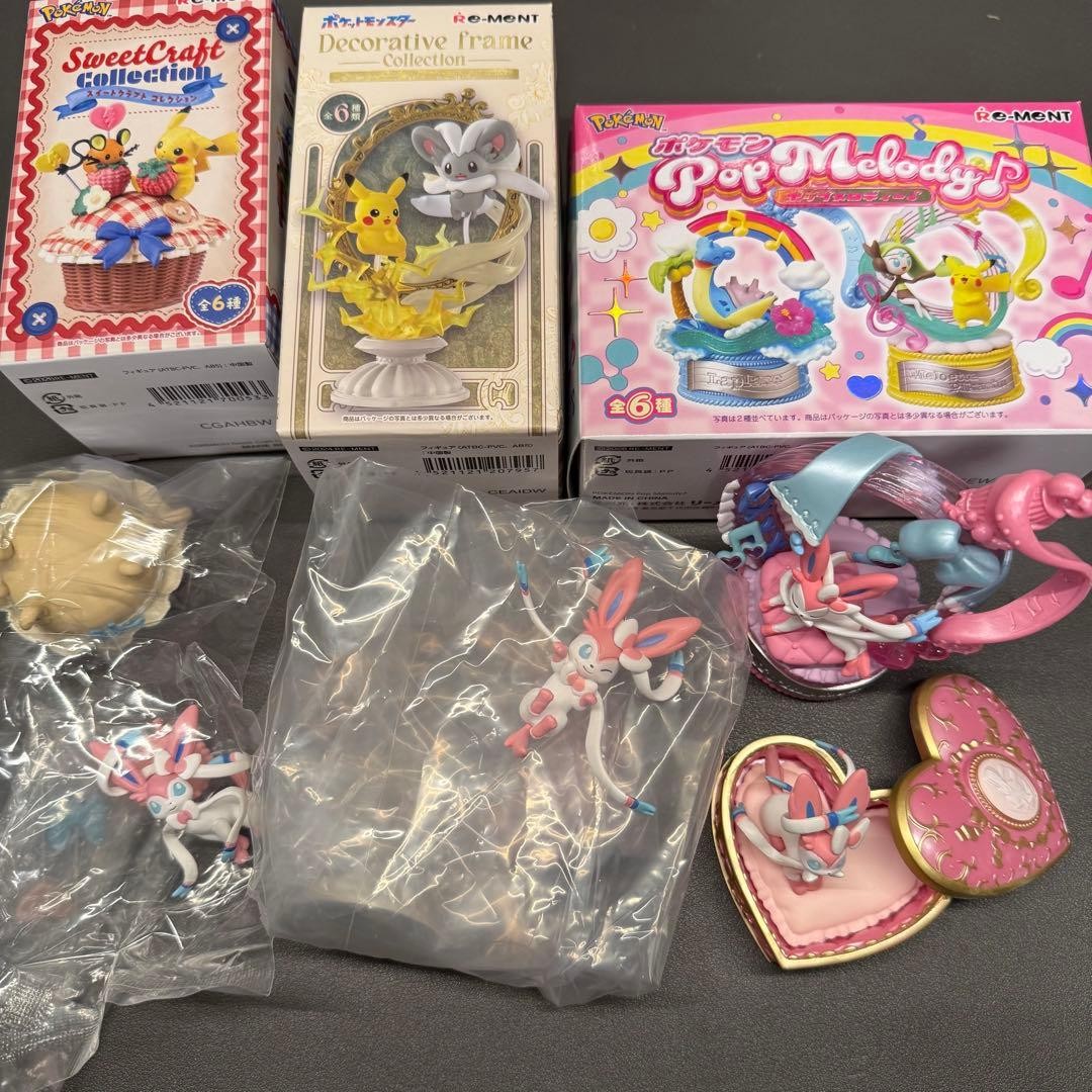 Re-Ment Pokemon Sylveon 5 Figure Collection Re-Ment Pokemon Sylveon 5 Figure Collection