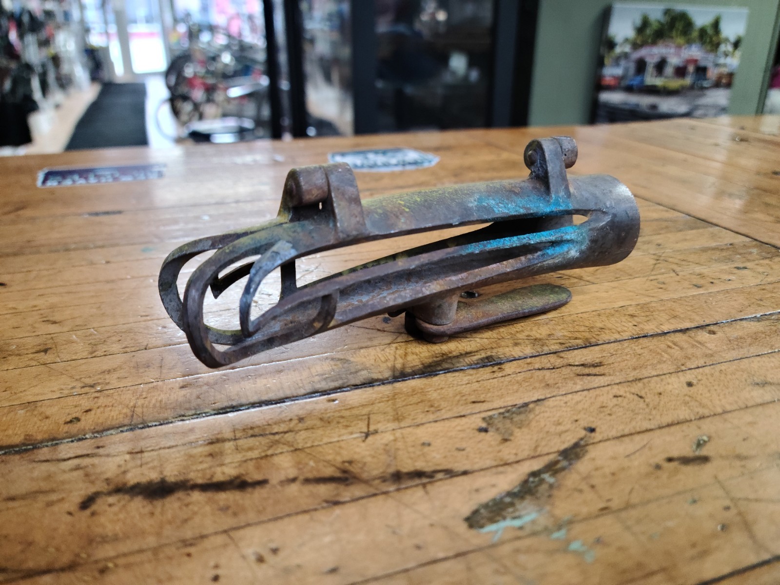 SCHWINN FACTORY Production Jig Stencil Mask Paint Marker Rare Piece Prewar SCHWINN FACTORY Production Jig Stencil Mask Paint Marker Rare Piece Prewar