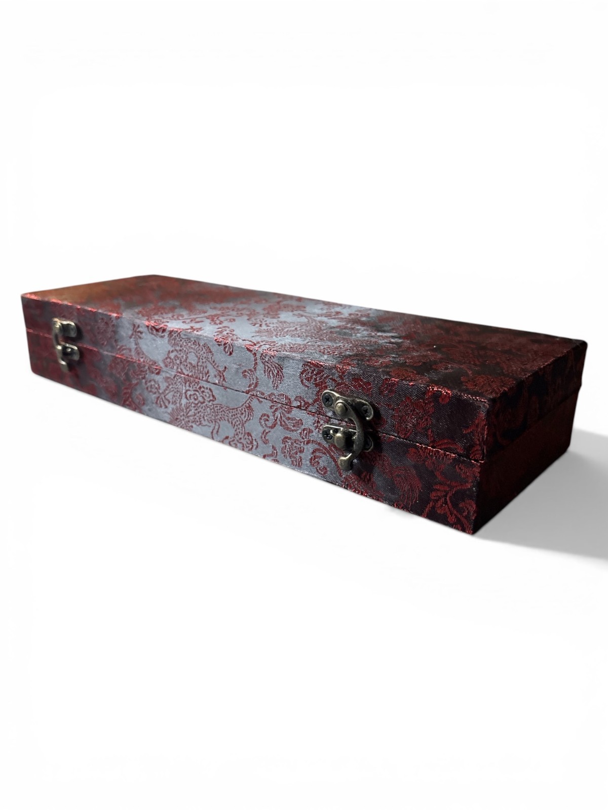 Handmade Asian-style red and black decorative keepsake box Handmade Asian-style red and black decorative keepsake box