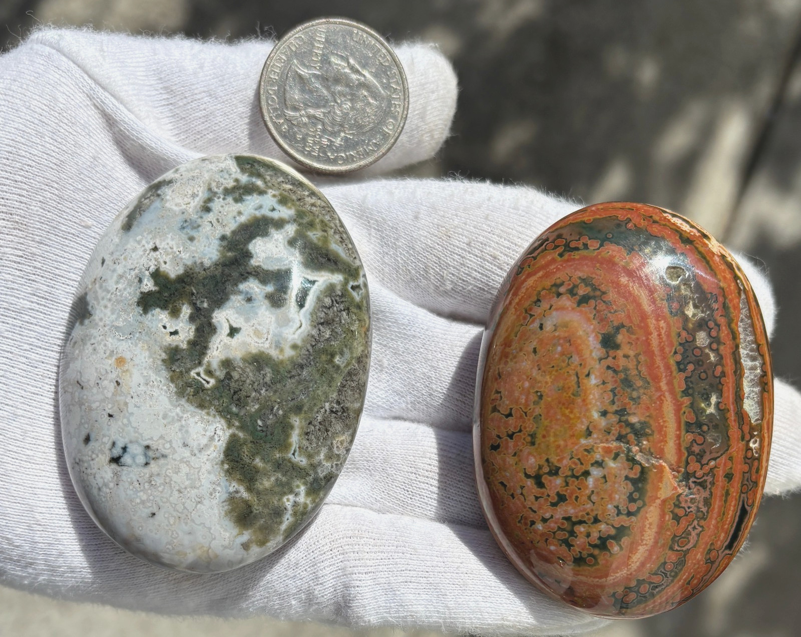 177g LOT 2 OCEAN JASPER OJ PALMSTONES PALM STONE STONES PALMSTONE 177g LOT 2 OCEAN JASPER OJ PALMSTONES PALM STONE STONES PALMSTONE