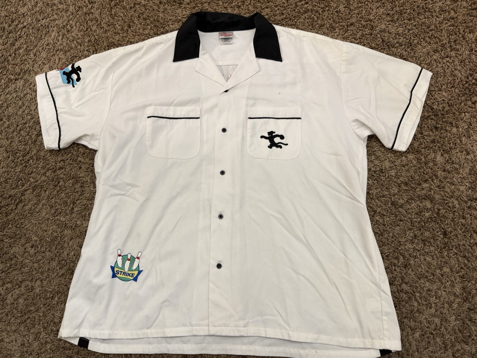 Vintage 1990’s Disney Catalog Men’s Tigger Retro Style Bowling Button-Up Sz XL