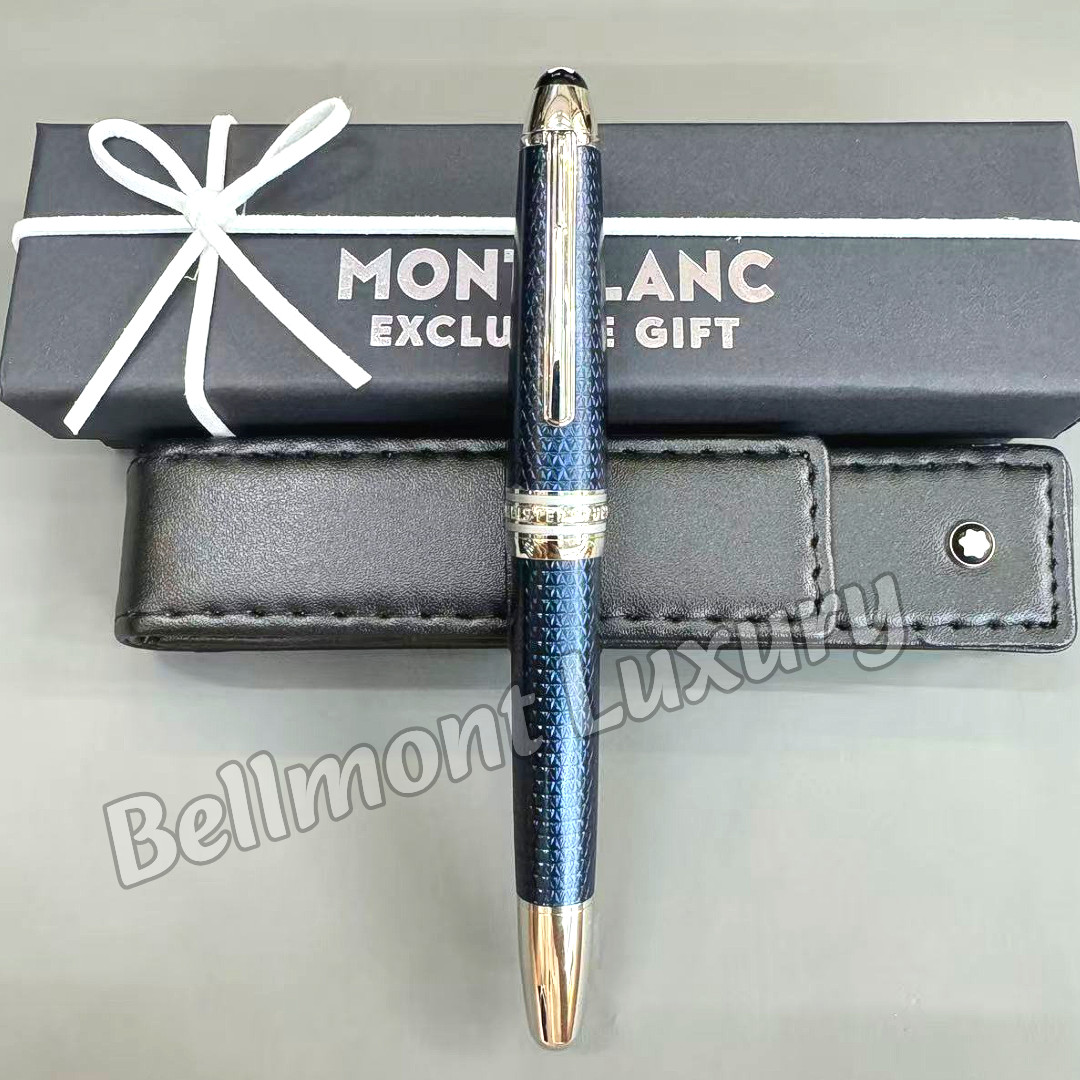 MONTBLANC  Meisterstück Luxury Solitaire Blue Hour LeGrand Fountain Pen
