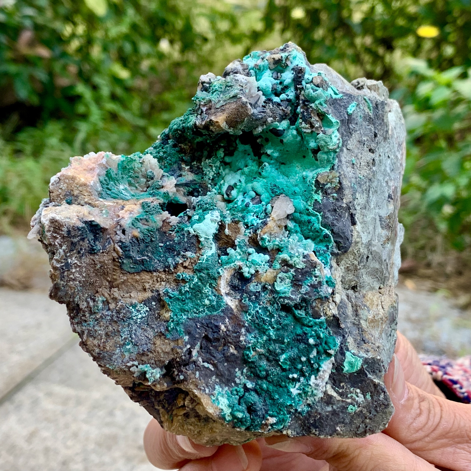 1.87LB Natural glossy Malachite transparent cluster rough mineral sample