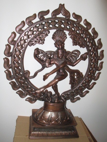 Dancing Lord Shiva, Solid Copper