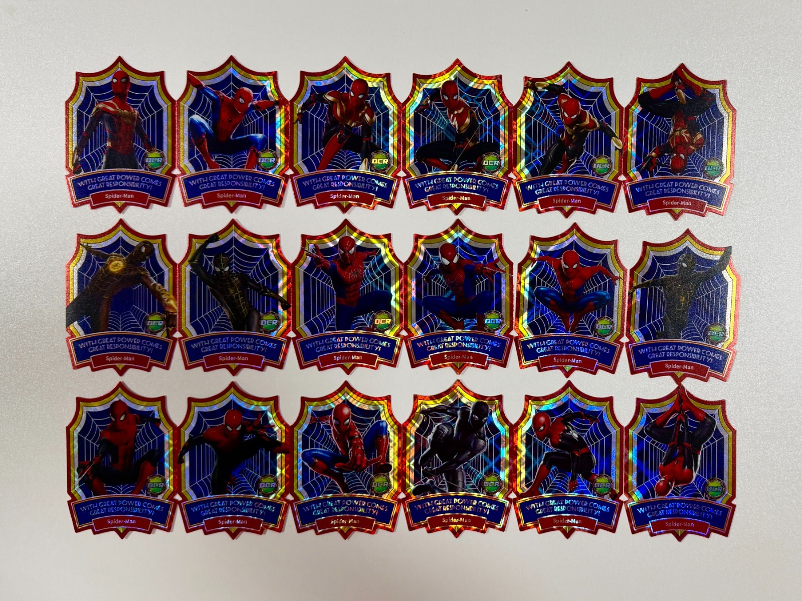 2024 KAKAWOW MARVEL STUDIOS JOY Spider-Man 18 lot completed set DIE CUT YXZ-1-18