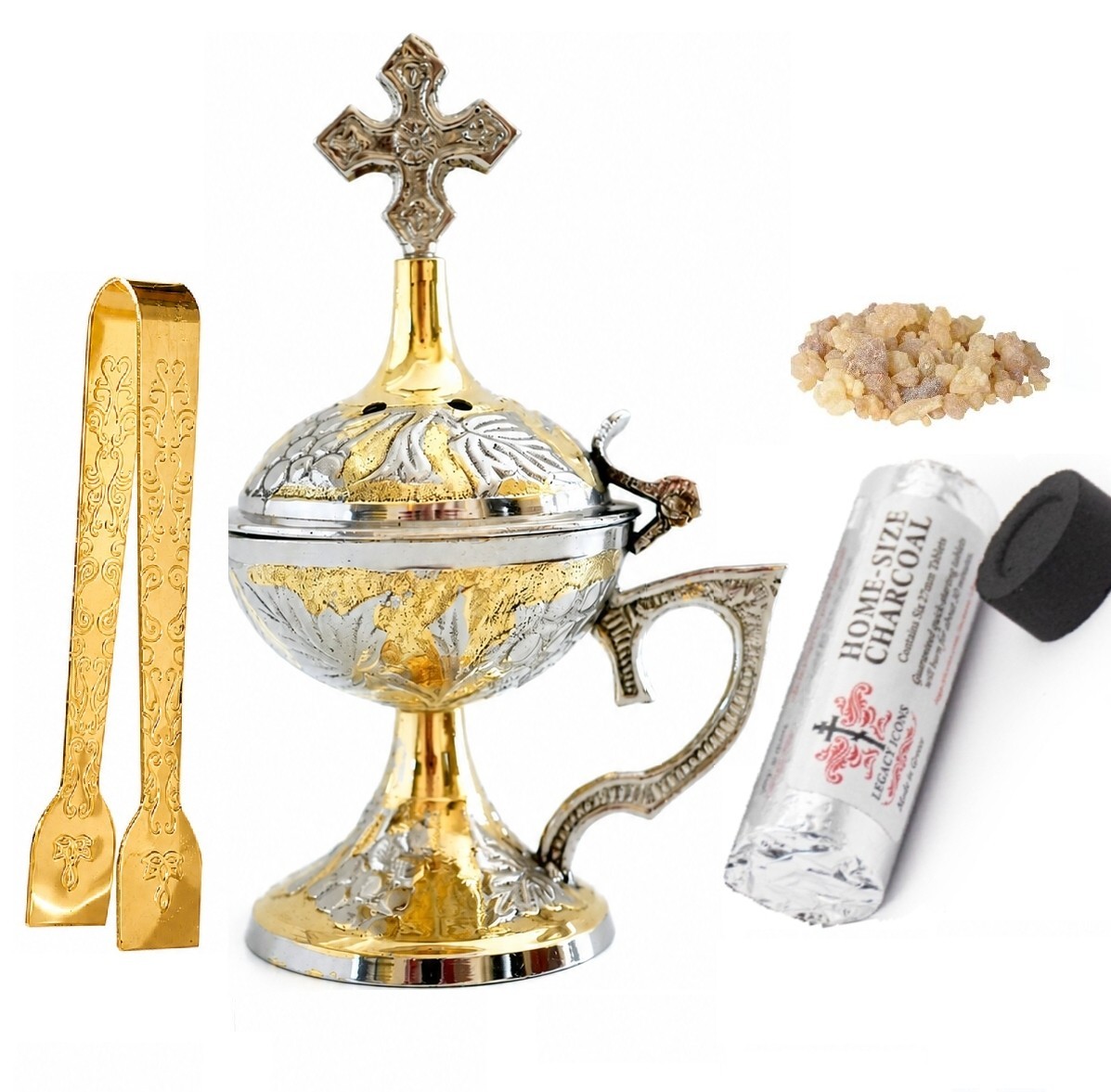 Incense Burner 4pc Set (#5): 5 Incense Burner 4pc Set (#5): 5