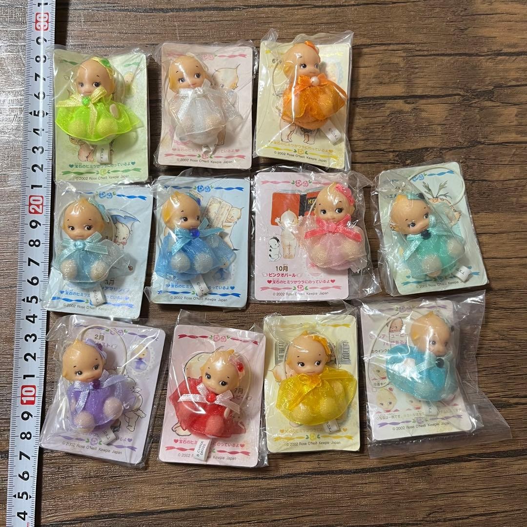 Rose O\'Neill Kewpie Birth Month Mascot Set 11 2002 Collectible 15+